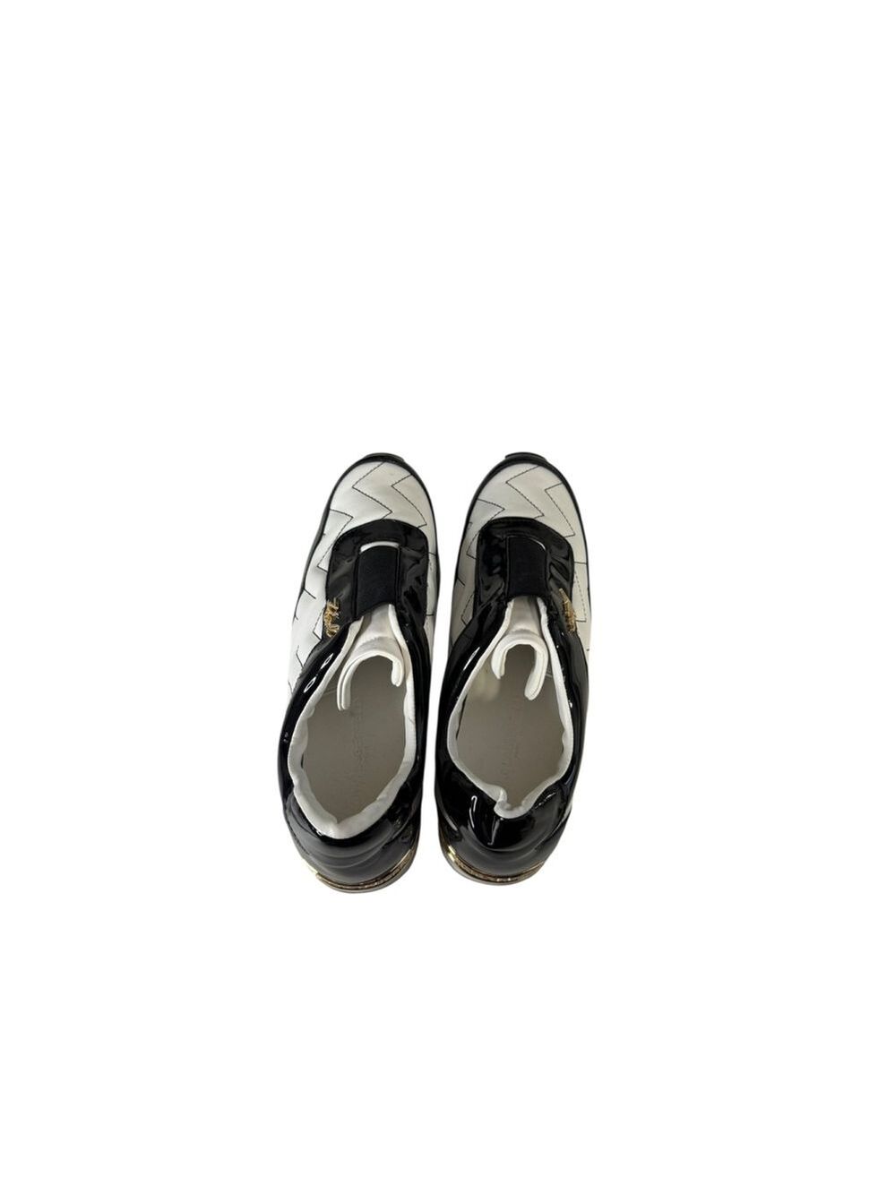 Women's Karl Lagerfeld Sneakers Size 8.5 Black and White - Picture 9 of 9